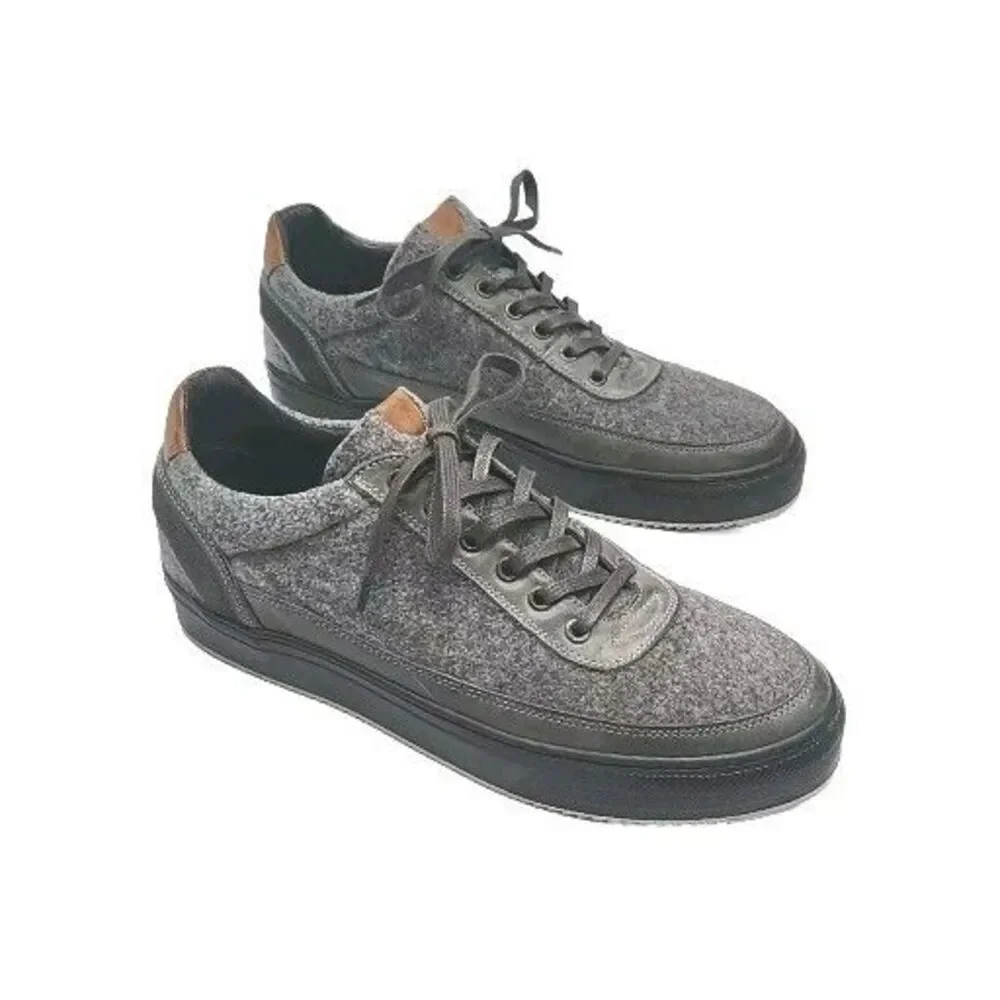 Cycleur de Luxe Sneakers Shoe Gray Wool Feel 1.25